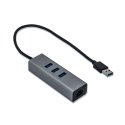 i-tec Metal U3METALG3HUB keskitin USB 3.2 Gen 1 (3.1 Gen 1) Type-A 5000 Mbit/s Harmaa i-tec Metal U3METALG3HUB keskitin USB 3.2 Gen 1 (3.1 Gen 1) Type-A 5000 Mbit/s Harmaa