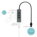 i-tec Metal U3METALG3HUB jaotur USB 3.2 Gen 1 (3.1 Gen 1) Type-A 5000 Mbit/s Hall i-tec Metal U3METALG3HUB jaotur USB 3.2 Gen 1 (3.1 Gen 1) Type-A 5000 Mbit/s Hall