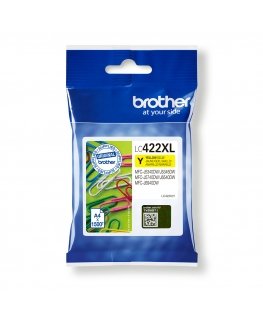 Brother LC-422XLY rašalo kasetė 1 vnt Originalus Geltona