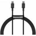 USB 2.0 Type C į Type C 1,2 m 240 W 5 A juodas kabelis Juodas USB 2.0 Type C į Type C 1,2 m 240 W 5 A juodas kabelis Juodas