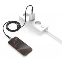 4smarts 541454 USB kabelis 1,5 m USB C Juoda