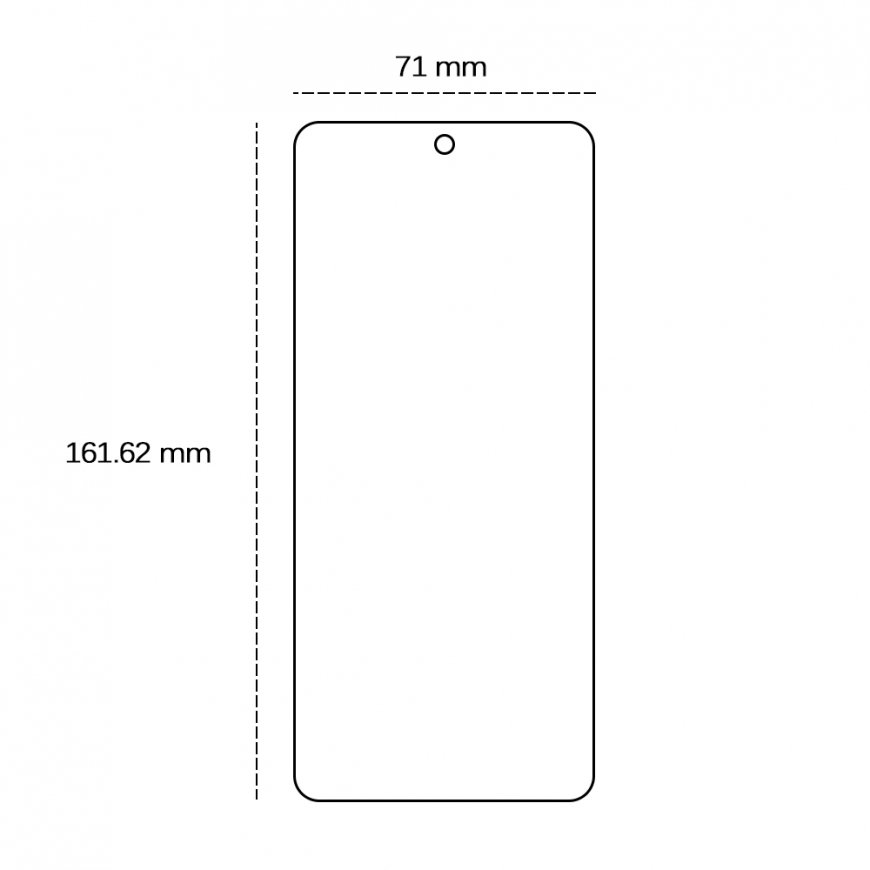 Xiaomi Redmi 13 4G/13 5G Grūdintas stiklas 2,5D – 2