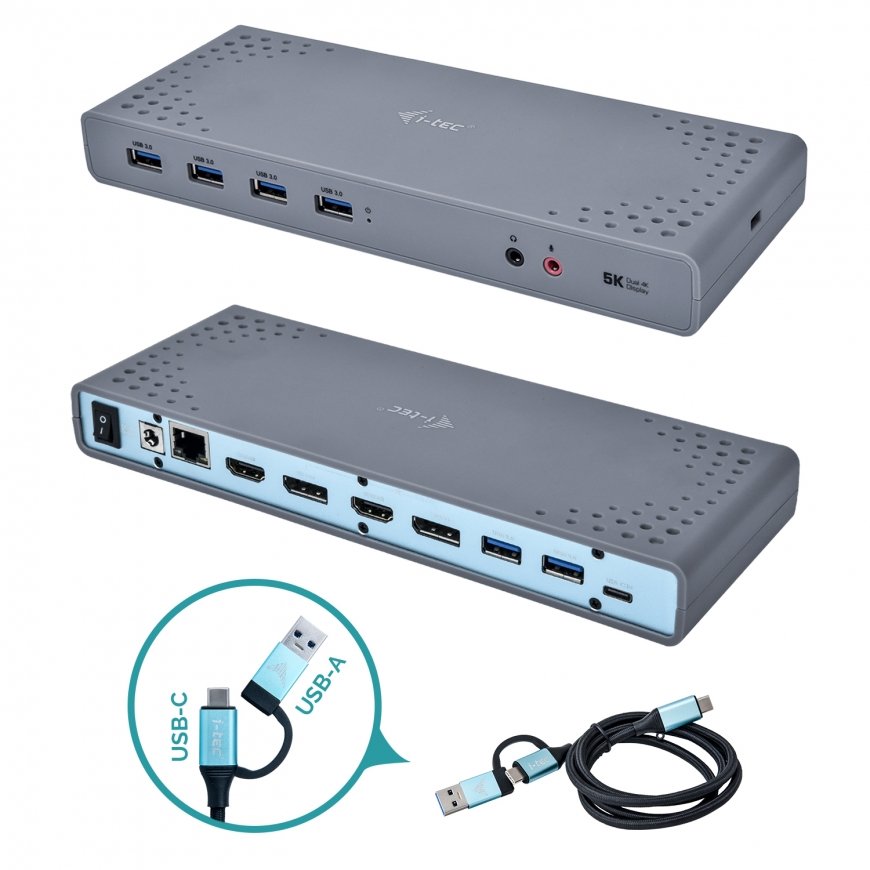 I-tec CADUAL4KDOCK dokstacija Vadu USB 3