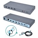 i-tec CADUAL4KDOCK dokstacija Vadu USB 3.2 Gen 1 (3.1 Gen 1) Type-C Melns, Tirkīzs i-tec CADUAL4KDOCK dokstacija Vadu USB 3.2 Gen 1 (3.1 Gen 1) Type-C Melns, Tirkīzs