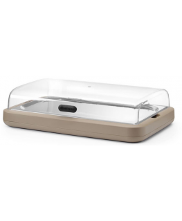 Hendi Display Showcase with Cooling Insert UNIQ GN 1/1 - sand color.