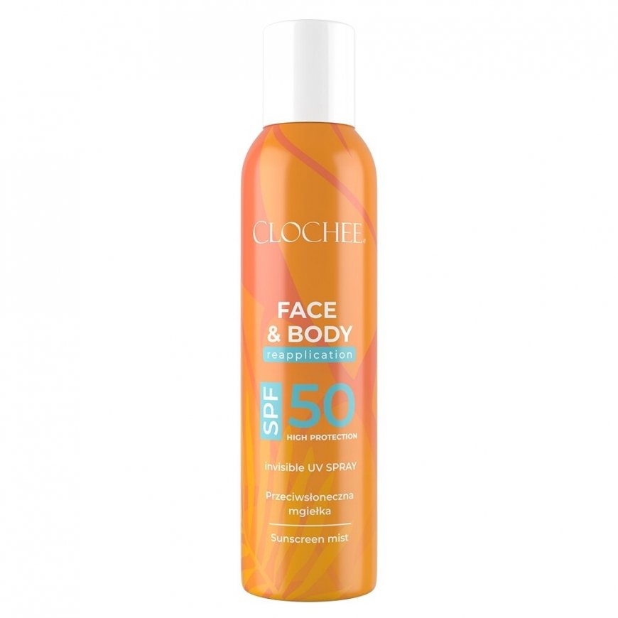 Clochee sejas un ķermeņa saules aizsardzības aerosols SPF50 150ml – 2