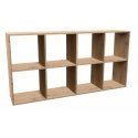 Topeshop MALAX 2X4 ARTISAN living room bookcase Topeshop MALAX 2X4 ARTISAN living room bookcase