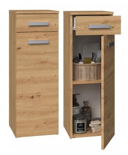 Topeshop NEL V DS ARTISAN vannas istabas skapītis Ozols