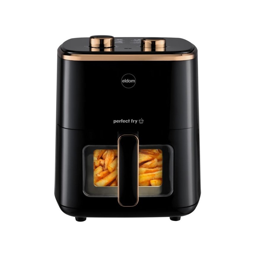 ELDOM FRITTA fat-free fryer capacity 5.0 l adjustable temp. clock 1500 W Single 5 L Stand-alone Hot – 2