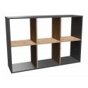 Topeshop MALAX 2X3 ANT/ART olohuoneen kirjahylly Topeshop MALAX 2X3 ANT/ART olohuoneen kirjahylly