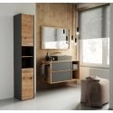 Topeshop S30 ANTRACYT/ARTISAN kylpyhuonekaappi Topeshop S30 ANTRACYT/ARTISAN kylpyhuonekaappi