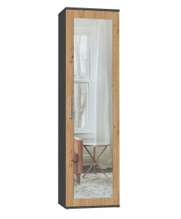 Topeshop DUO SZAFA ANT/ART KP bedroom wardrobe/closet 2 shelves 1 door(s)