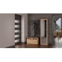 Topeshop DUO SZAFA ANT/ART KP guļamistabas skapis 2 plaukti 1 durvis Topeshop DUO SZAFA ANT/ART KP guļamistabas skapis 2 plaukti 1 durvis