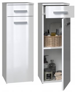 Topeshop NEL V DS BIEL POŁ bathroom storage cabinet White