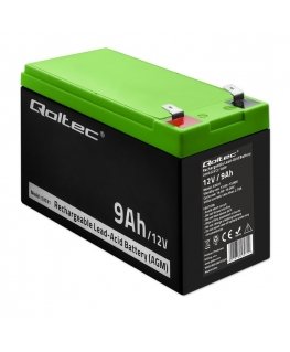 Qoltec 53031 UPS battery Sealed Lead Acid (VRLA) 12 V 9 Ah