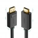 Ugreen 10203 vaizdo kabelio adapteris 3 m DisplayPort HDMI Juoda Ugreen 10203 vaizdo kabelio adapteris 3 m DisplayPort HDMI Juoda