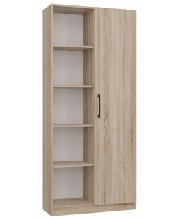 Topeshop RD-80 SONOMA KPL biroja grāmatu skapis