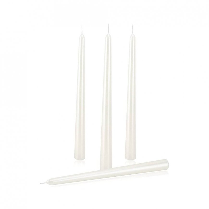 Home Styling Collection Candle Holders, 4 pcs, white