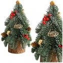 Lean Decorative Christmas Tree with Red Berries 26 x 12 cm Lean Decorative Christmas Tree with Red Berries 26 x 12 cm