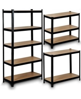 Metal shelf for items 183 x 90 x 40 cm Humberg HR-853 silver