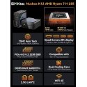 Mini PC GMKtec K12 Ryzen 7 H 225 16GB 255 32GB RAM + 1TB SSD WIN 11 Pro Mini PC GMKtec K12 Ryzen 7 H 225 16GB 255 32GB RAM + 1TB SSD WIN 11 Pro