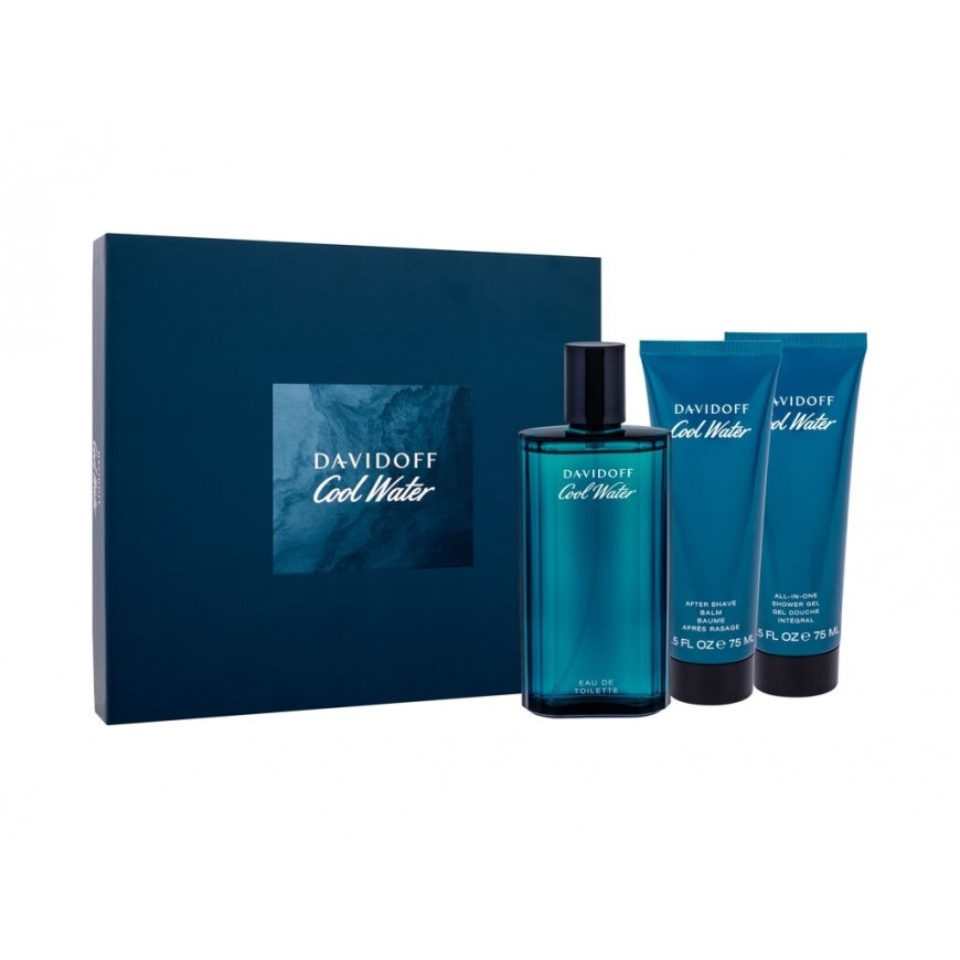 Набор Davidoff Cool Vanduo EDT 125 мл + гель для душа 75 мл + бальзам после бритья 75 мл