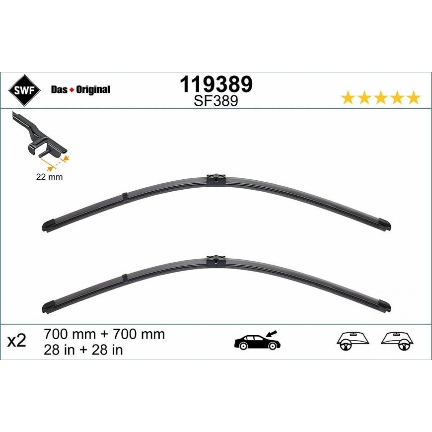 SWF Filtri VISIOFLEX Flat 700/700 mm 2 gab. – 2