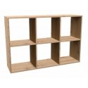 Topeshop MALAX 2X3 ARTISAN olohuoneen kirjahylly Topeshop MALAX 2X3 ARTISAN olohuoneen kirjahylly