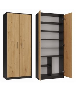 Topeshop OLIV 2D ANT/ART KPL toimiston kirjahylly