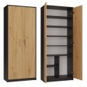 Topeshop OLIV 2D ANT/ART KPL biroja grāmatu skapis Topeshop OLIV 2D ANT/ART KPL biroja grāmatu skapis