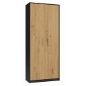 Topeshop OLIV 2D ANT/ART KPL biroja grāmatu skapis Topeshop OLIV 2D ANT/ART KPL biroja grāmatu skapis