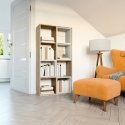 Topeshop MALAX 2X4 SONOMA knygų lentyna svetainei Topeshop MALAX 2X4 SONOMA knygų lentyna svetainei