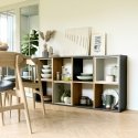 Topeshop MALAX 2X4 ANT/ART книжный шкаф для гостиной Topeshop MALAX 2X4 ANT/ART книжный шкаф для гостиной