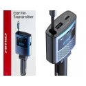 Car FM Transmitter with microSD, 1×USB-A, 2×USB-C, 12V/24V, Amio-04651 Car FM Transmitter with microSD, 1×USB-A, 2×USB-C, 12V/24V, Amio-04651