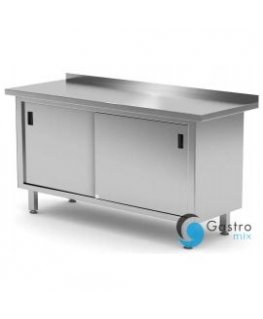 Hendi Wall-Mounted Table with Shelf, Screwable, Budget Line 100x60x95 cm