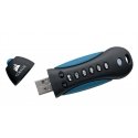 Corsair Padlock 3 64GB USB флеш накопитель USB тип-A 3.2 Gen 1 (3.1 Gen 1) Черный, Синий Corsair Padlock 3 64GB USB флеш накопитель USB тип-A 3.2 Gen 1 (3.1 Gen 1) Черный, Синий