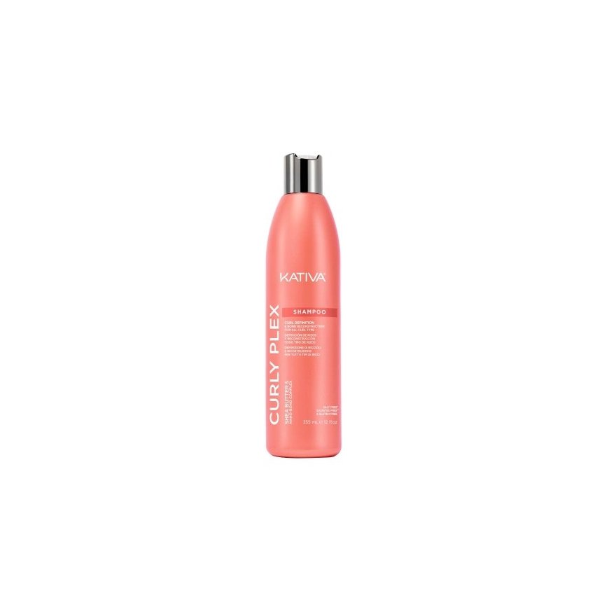 Kativa Skirtas garbanoiille hiuksille Plex Shampoo 355