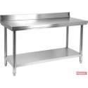 Hendi Wall-mounted Table with Shelf and Screwed Edge Budget Line 120x60x95 cm Hendi Wall-mounted Table with Shelf and Screwed Edge Budget Line 120x60x95 cm