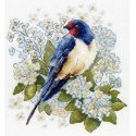 Beldizart Cross Stitch Kit "Swallows" 18*19 cm SNV-922 Beldizart Cross Stitch Kit "Swallows" 18*19 cm SNV-922
