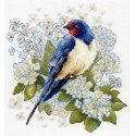 Beldizart Cross Stitch Kit "Swallows" 18*19 cm SNV-922 Beldizart Cross Stitch Kit "Swallows" 18*19 cm SNV-922