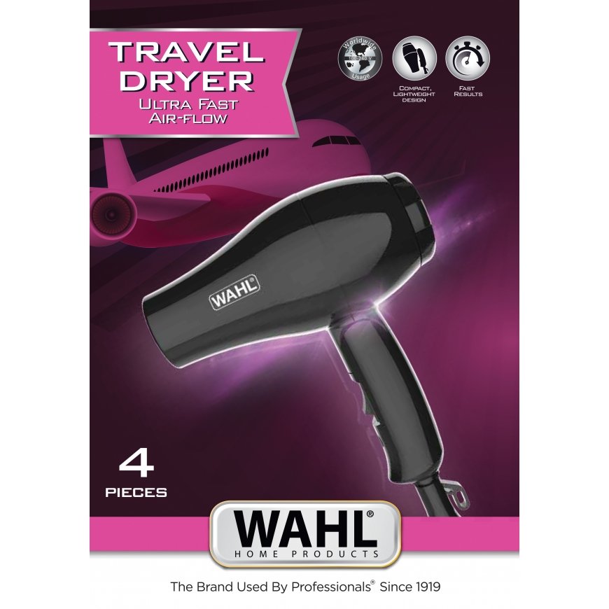 Wahl 3402-0470 фен 1000 W Черный – 2
