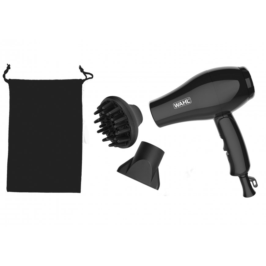 Wahl 3402-0470 фен 1000 W Черный – 3