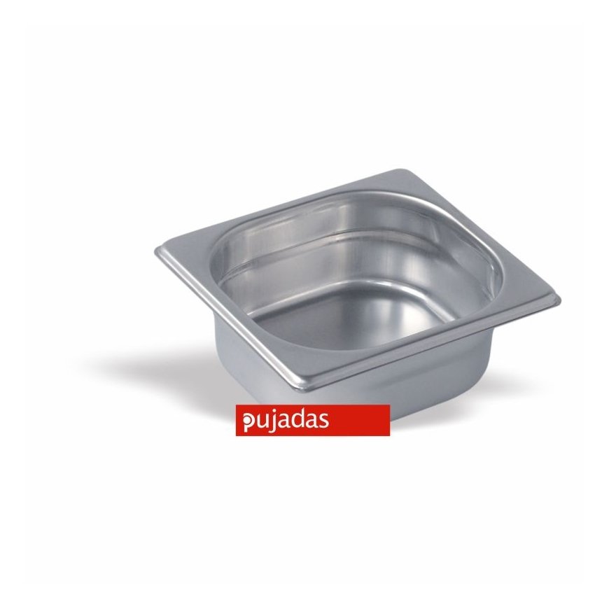 Pujadas Indas GN1/2, H 10 cm, 6,1 l, nerūdijantis plienas, vnt – 2