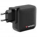 Verbatim Mini GaN Charger 165W Universaalne Must Vahelduvvool Kiirlaadimine Hoonesisene