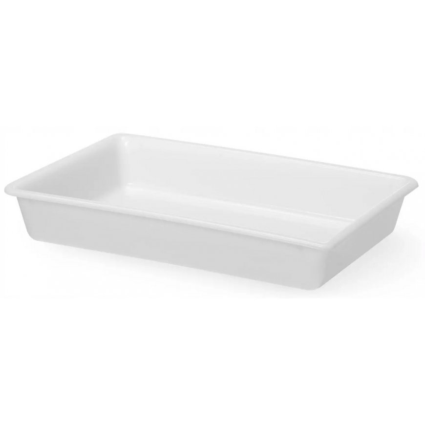 Hendi Flat Coating Container 8 l 480x330x80 mm - white