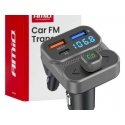 Automobiliālais FM pārraide 2×USB-A 1×USB 12V 24V AMIO-04649 Automobiliālais FM pārraide 2×USB-A 1×USB 12V 24V AMIO-04649
