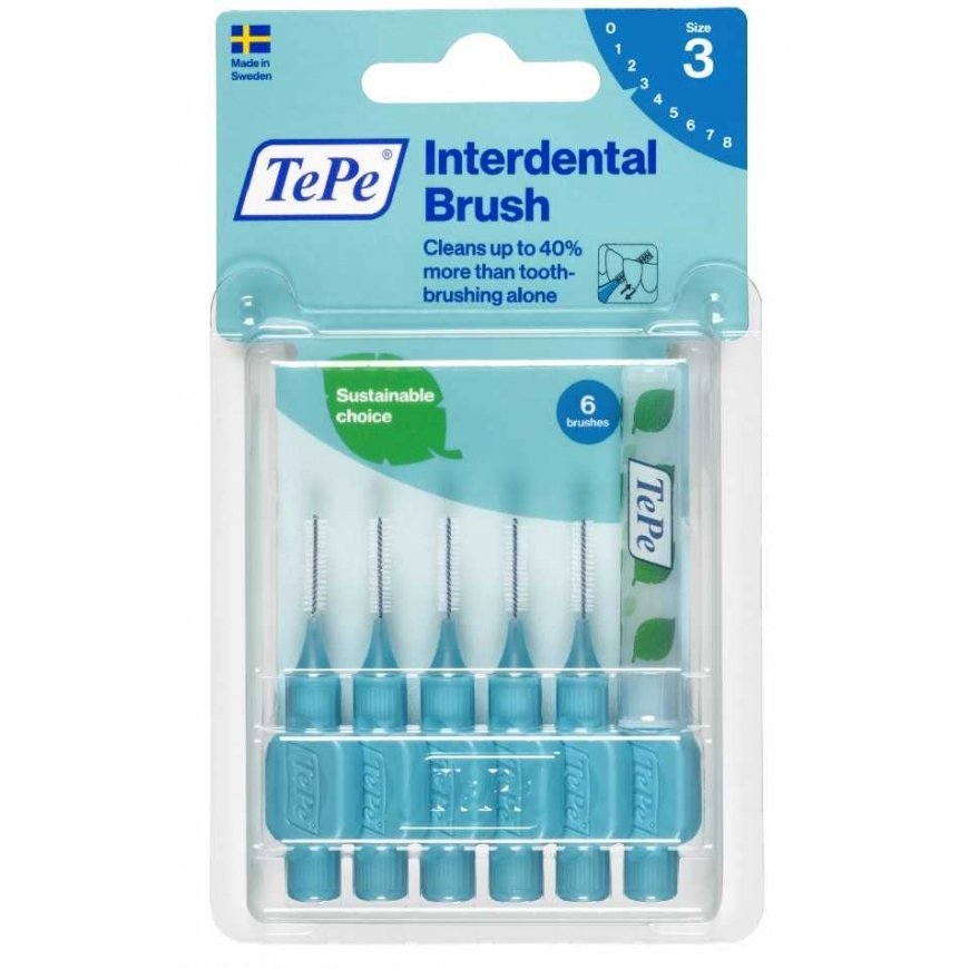 TePe Original interdental brushes 0.6mm Blue 8 pcs – 2