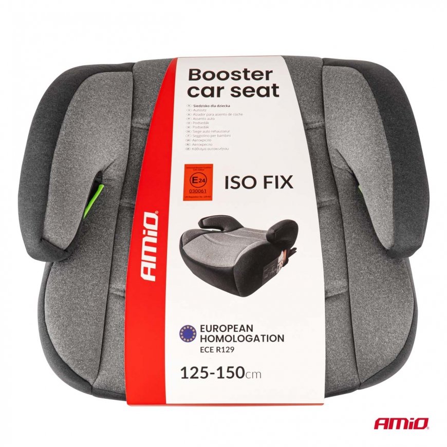 Vaikams skirta automobilinė sėdynė su ISOFIX tvirtinimu ECE R129 i-Size 125-150 cm amio-04660 – 2