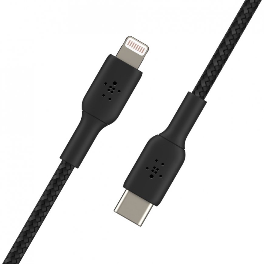Belkin CAA004BT2MBK lightning kabelis 2 m Melns
