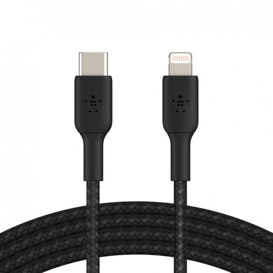 Belkin CAA004BT2MBK „Lightning“ kabelis 2 m Juoda – 4